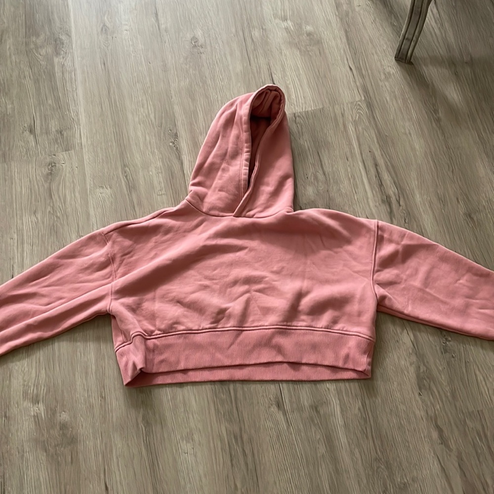 Pink cropped jacket from forever 21